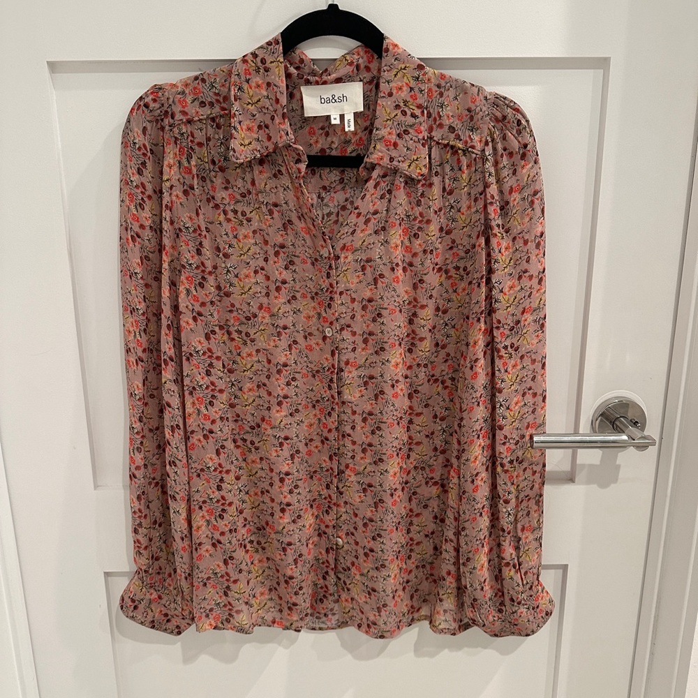Ba&sh Multicolor Floral Blouse